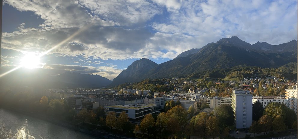 Ausblick über Innsbruck