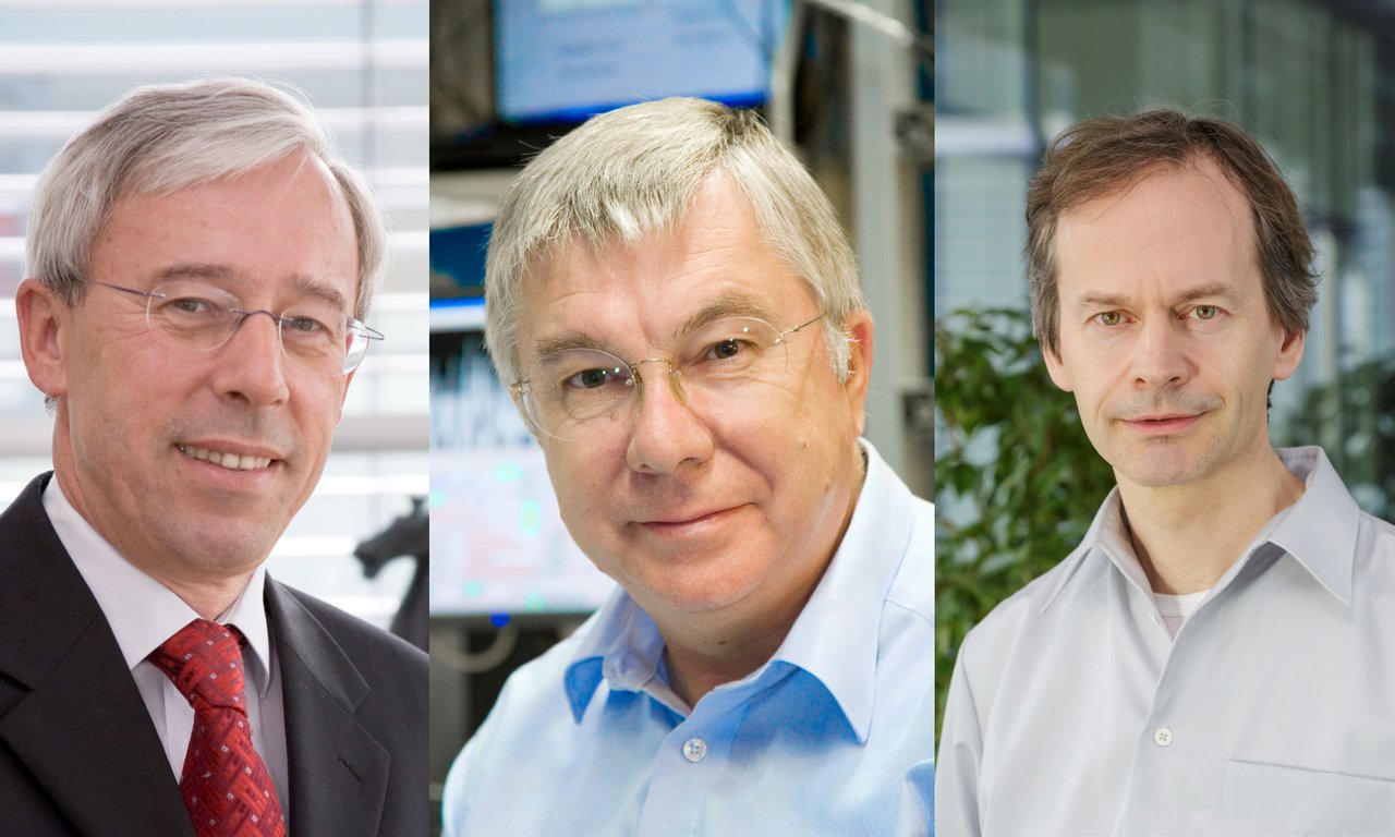 Peter Zoller, Rainer Blatt und Christian Roos
