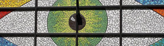 Hestia eye fence mosaic - Budapest