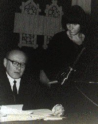 Ernst Jandl und Friederike Mayröcker, 1969
