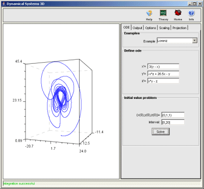 Dynamical systems in space