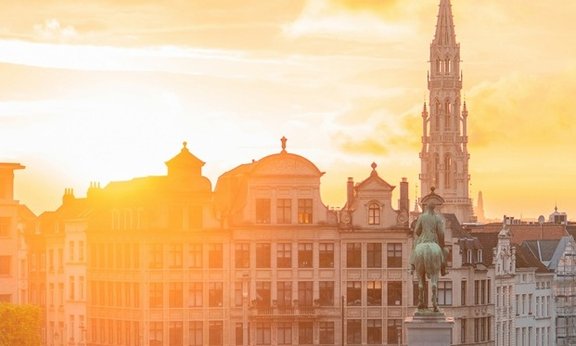 Bild der Skyline von Brüssel