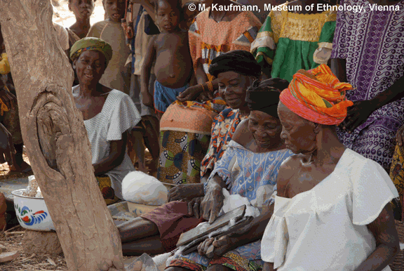 Burkina Faso, carding cotton 