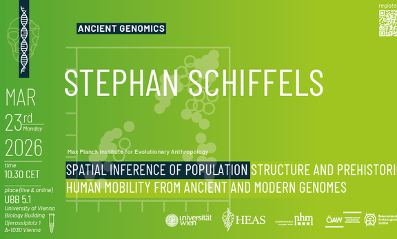 Poster HEAS Seminar Series – Ancient Genomics - Stephan Schiffels