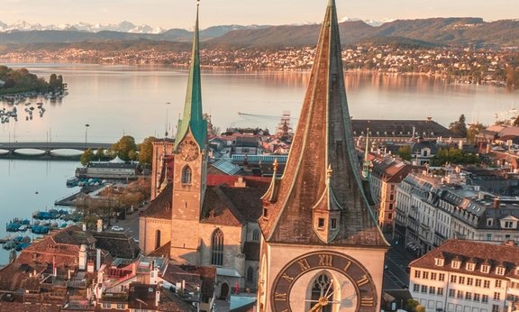 Bild der Skyline von Zürich