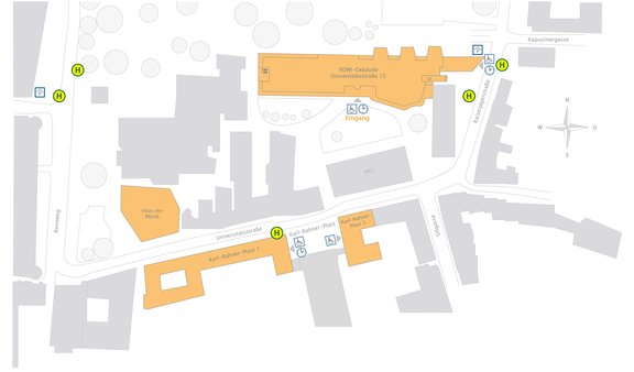 Map Campus Universitaetsstraße