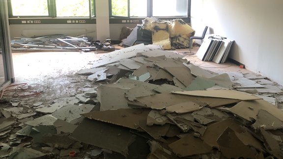 Abbruch Decke