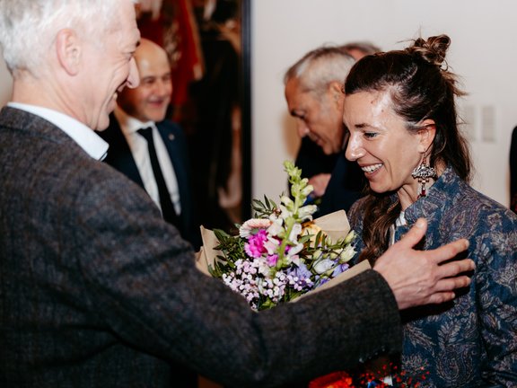 Christoph Jäger gratuliert Federica Malfatti