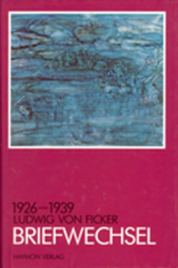 cover Ludwig von Ficker: Briefwechsel