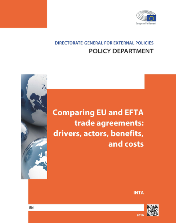 Buchcover Comparing EU and EFTA