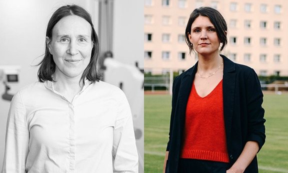 Porträtfoto von Anne Hecksteden und Verena Keßler