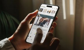 Foto eines Handys das die App planeed geöffnet hat