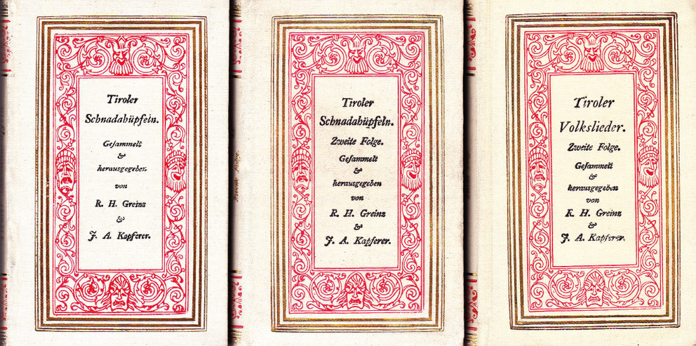 Greinz als Herausgeber