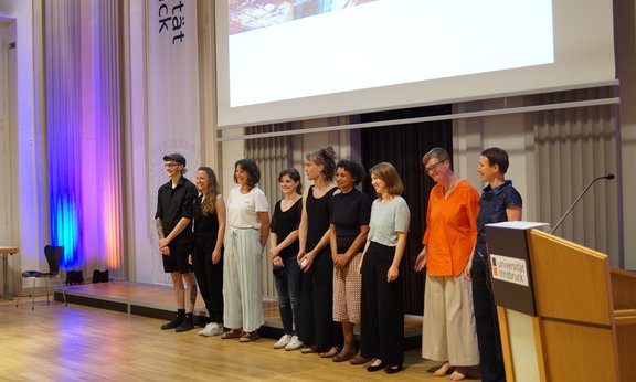 Teamfoto bei der Antrittsvorlesung