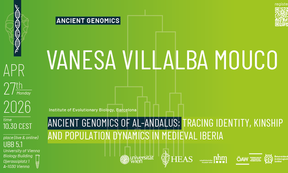Poster HEAS Seminar Series – Ancient Genomics - Vanesa Villalba Mouco