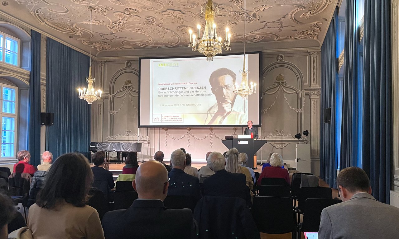 Blick in den vollbesetzen Kaiser-Leopold-Saal