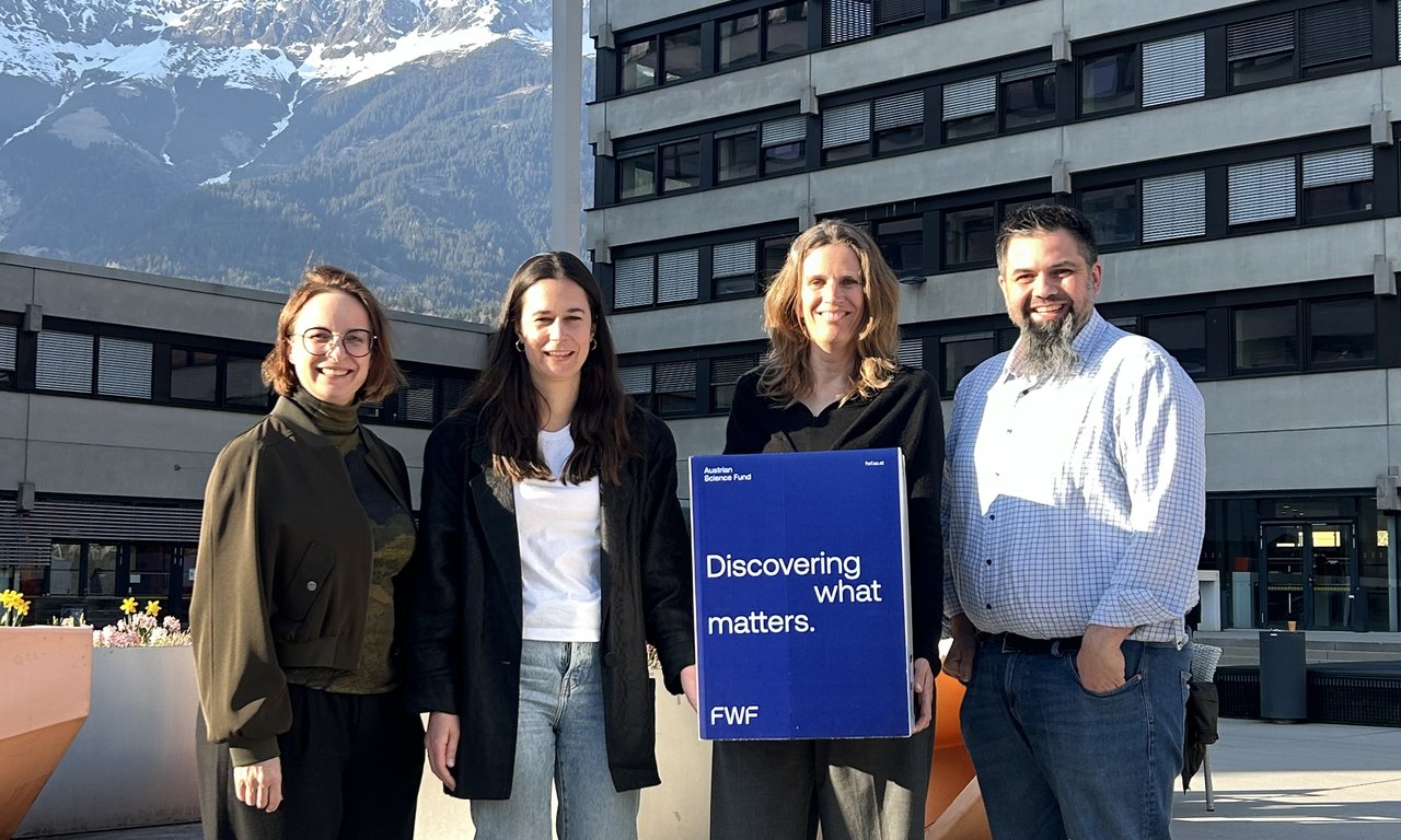 Kathrin Eberharter, Katrin Schmiderer, Anke Lenzing und Benjamin Kremmel