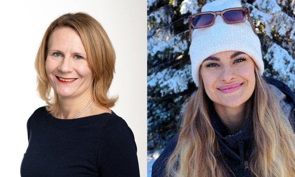 Porträtfotos von Uta Rußmann und Stefanie Haid
