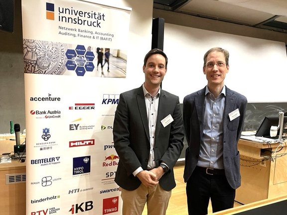 Foto BAFIT Netzwerkmeeting 2025 Professor Martin Messner und Professor Sven Hartlieb