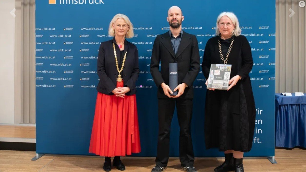 Nicola Brocca neben Veronika Sexl und Janette Walde