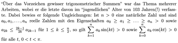 Leopold Vietoris’ mathematische Arbeiten