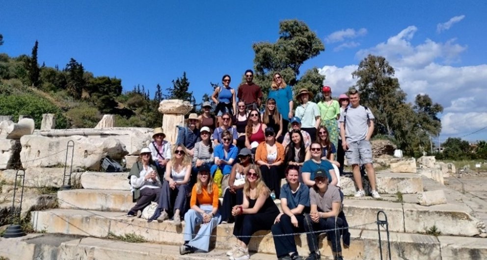 Athen 2024: Gruppenbild in Eleusis