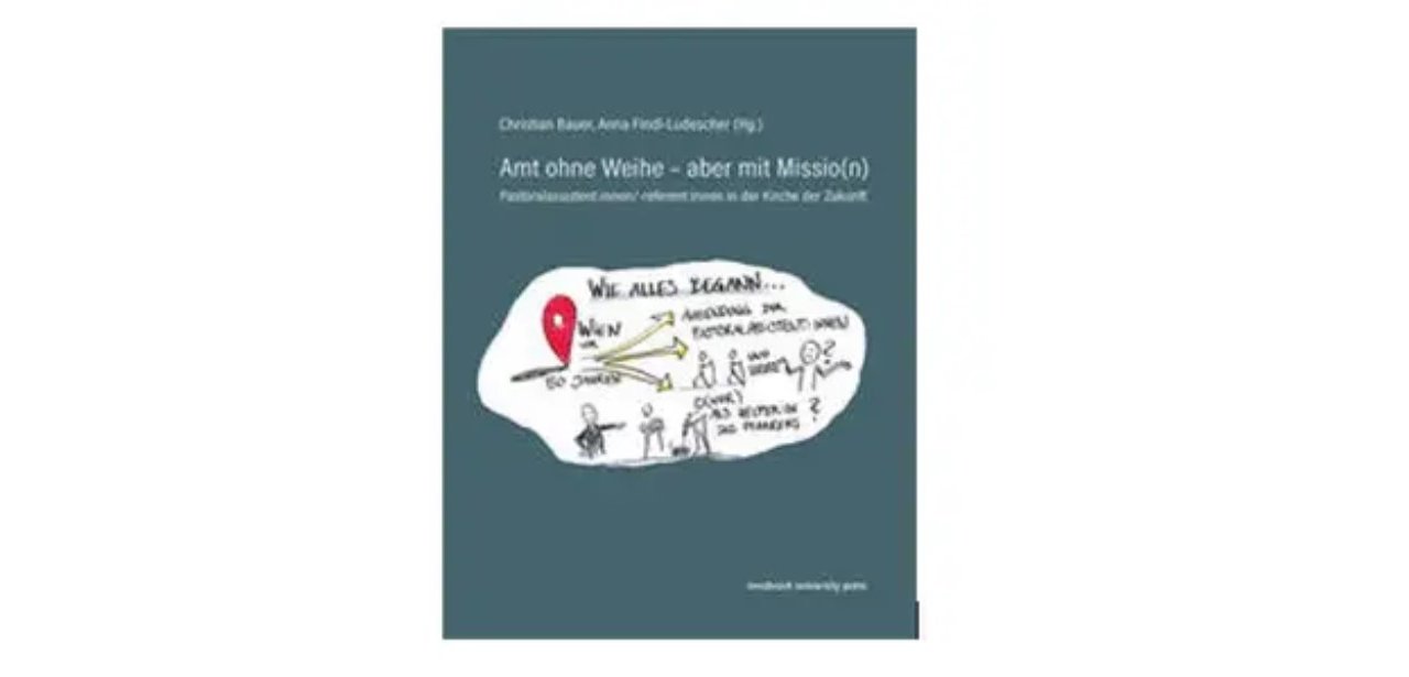 Zu sehen ist das Cover des Sammelbandes Amt ohne Weihe, aber mit Mission