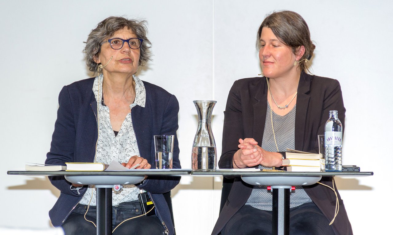 Cécile Wajsbrot und Julia Pröll
