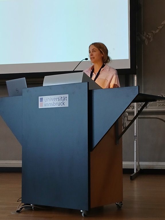 Foto von eine*r Redner*in des Symposium HörErlebnisse im Juli 2025