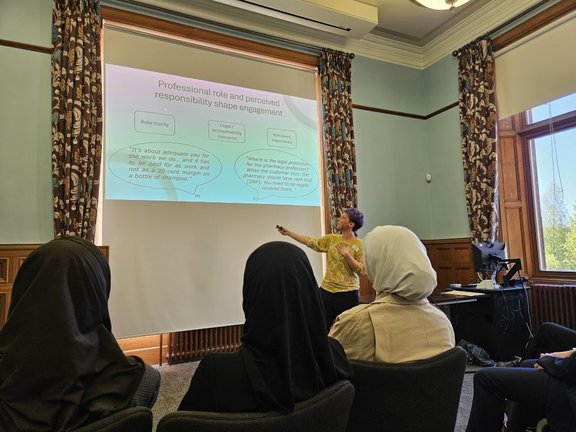 Danelle presenting
