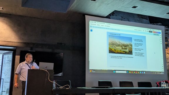 Foto des Vortragenden Jens Pfeifer (Freiberg)