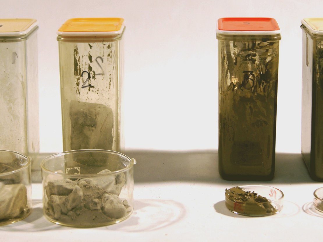 feinkörnige Bodenproben