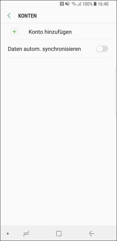 3 - Konto hinzufügen