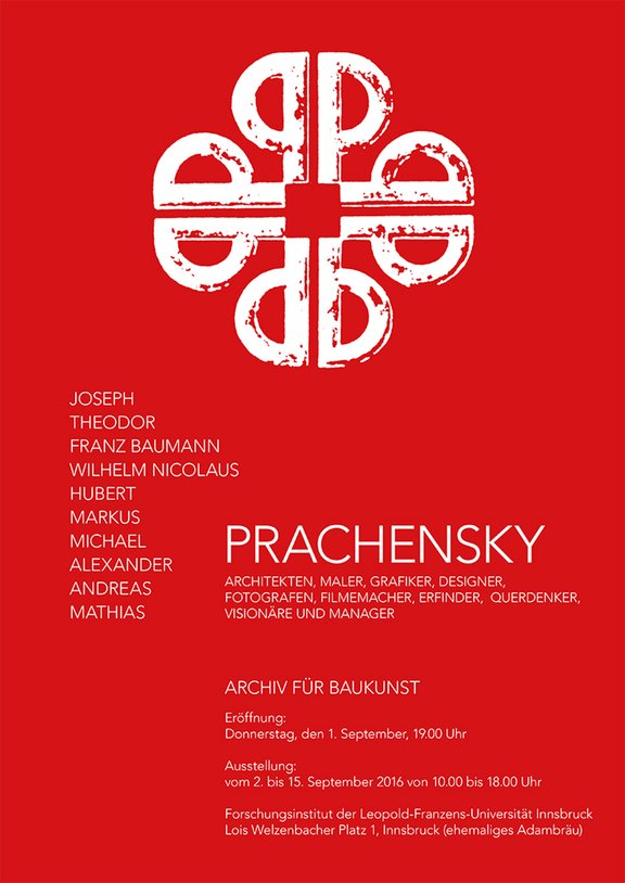 Die Künstlerfamilia Prachensky - Plakat