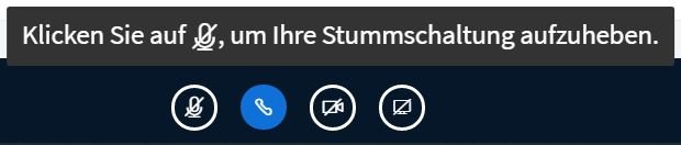 Stummschaltung aufheben