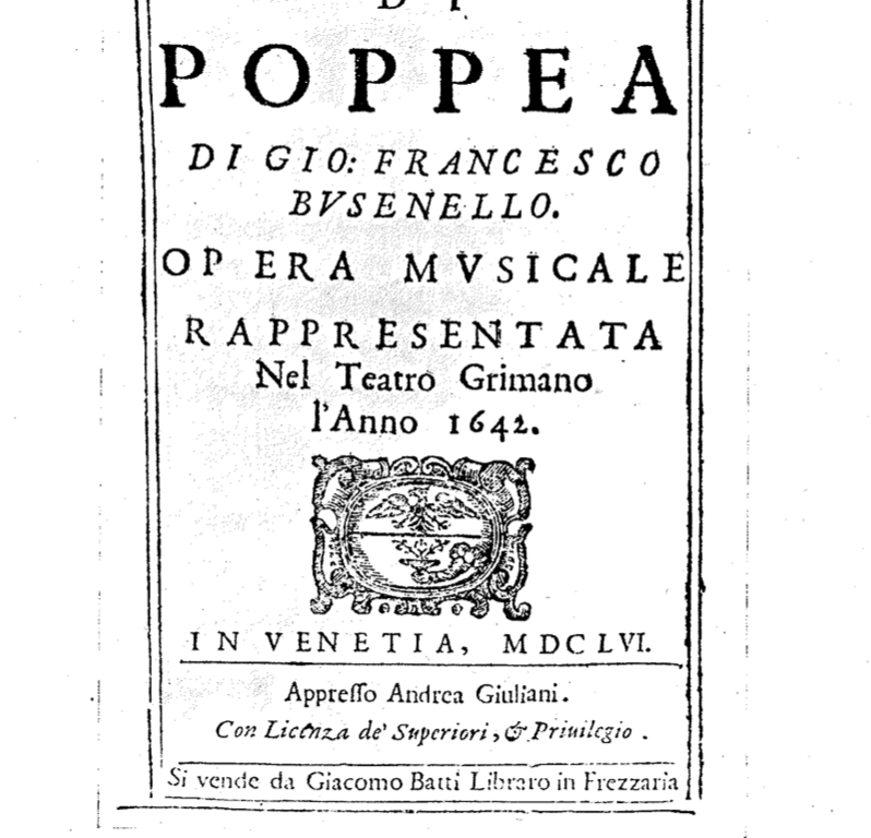 L'incoronazione di Poppea
