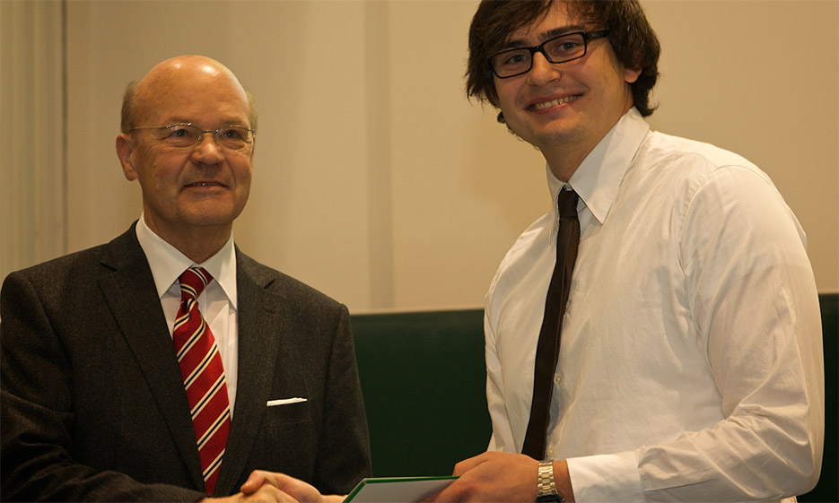 Klaus receives the Römer-Preis 2013