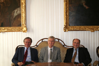v.l.: Rektor Georg Winckler, Rektor Manfried Gantner und Rektor Cristoph Badelt