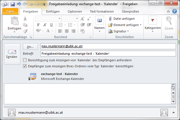 Freigabe von Ordnern 3 Freigabe von Ordnern 3